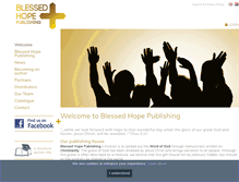 Tablet Screenshot of blessedhope-publishing.com
